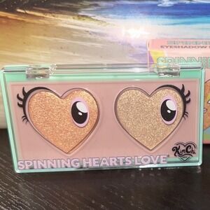KimChi Chic Beauty Spinning Hearts Love Eyeshadow Duo Peach Caramel
